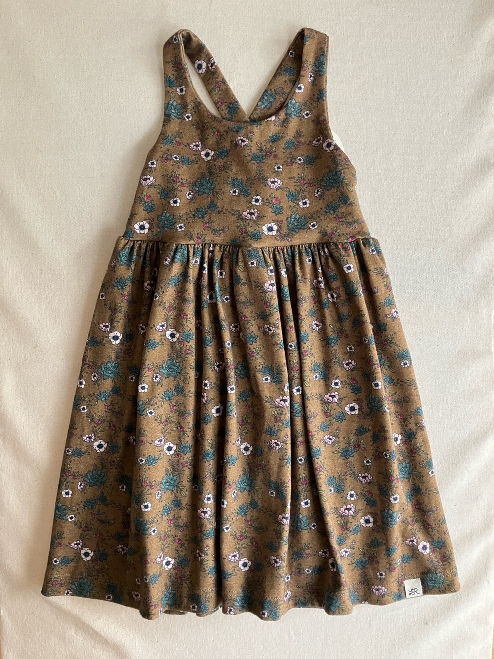 Lulu + Roo 3T Floral Crossback Jumper Dress